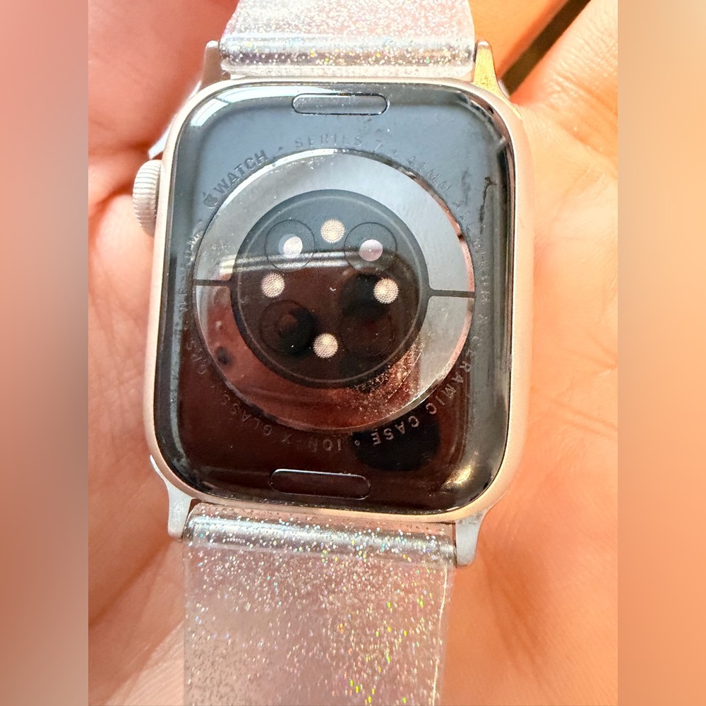 Apple Watch Series 7 Starlight Aluminum Case 41mm With Apple bands Working Order - Picture 11 of 14